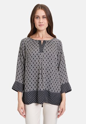 Betty Barclay Abito Da Donna Con Colletto E Mezza Manica - Vestibilità Attillata E Tasche - Modello Grafico Taglia 36