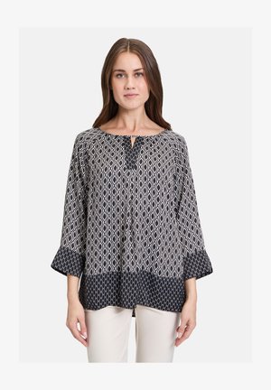 Betty Barclay Abito Da Donna Con Colletto E Mezza Manica - Vestibilità Attillata E Tasche - Modello Grafico Taglia 36