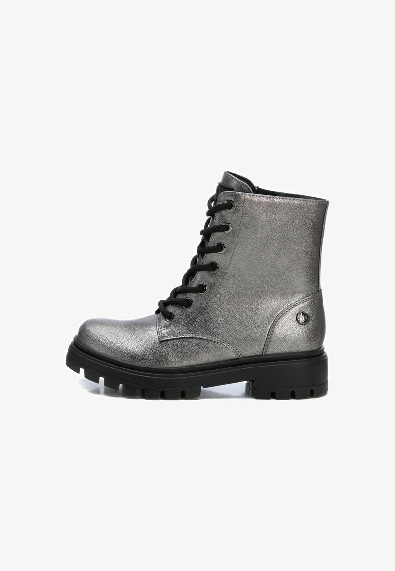 XTI Bottines à lacets - plumb