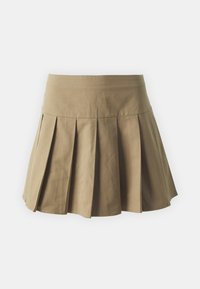 VMBAYA PLEAT SHORT SKIRT - Mini skirt - shitake