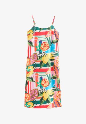 Next, REGULAR FIT - MIDI SLIP SUMMER DRESS - Freizeitkleid - multi bright