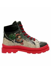 Dogo Schnürstiefelette - schwarz