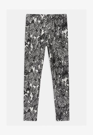 UNISEX - Legíny - gypsum white/black