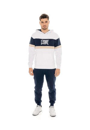 LEONE 1947, MAN TRACKSUITS EASY SET - Survêtement - optic white-navy blue
