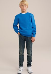 WE Fashion Straight leg -farkut - blue