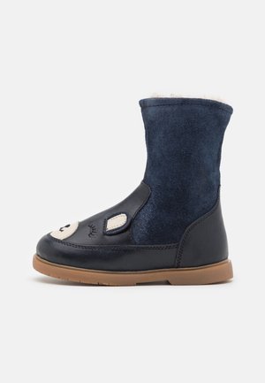LEATHER - Bottes de neige - dark blue