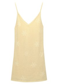 PULL&BEAR Strickkleid - light yellow