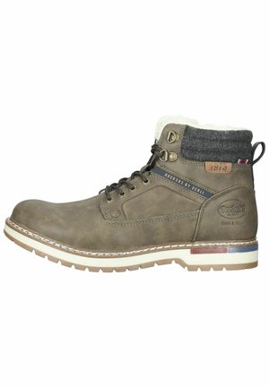 Bottines à lacets - khaki