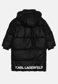 KARL LAGERFELD KIDS PUFFER UNISEX - Vinterkåpe / -frakk - black