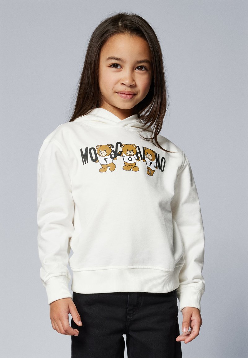 MOSCHINO HOODED UNISEX - Felpa con cappuccio - cloud