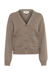 CALISA - Kardigán - morel melange