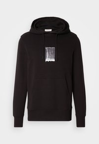 BRUSH STROKE GRAPHIC HOODIE - Ikdienas džemperis - black