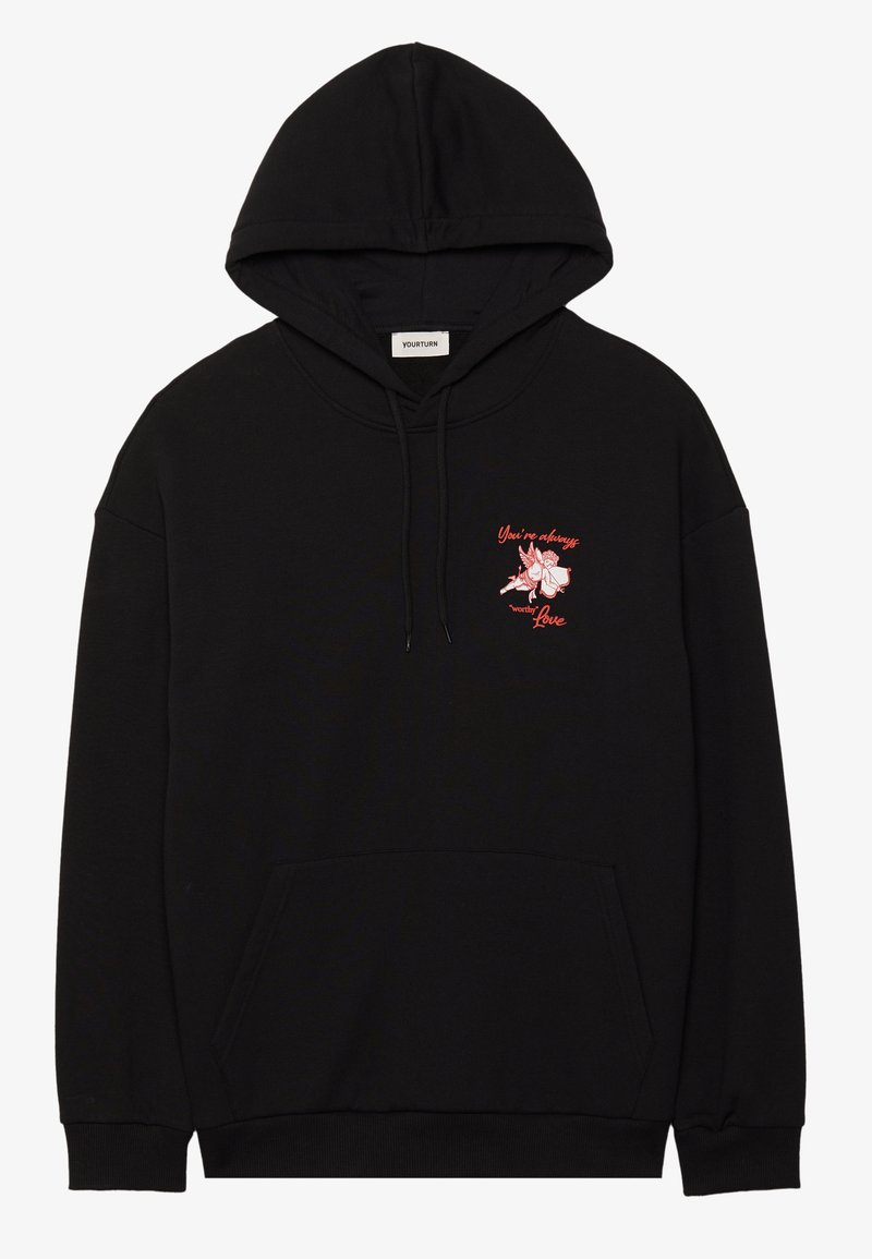 YOURTURN Hoodie zwart YOURTURN Hoodie zwart