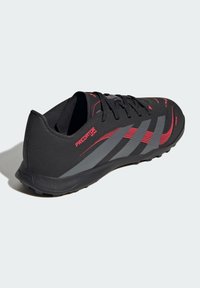 adidas Performance PREDATOR LEAGUE TURF KIDS - Rasen-Fußballschuhe - core black   grey four   lucid red