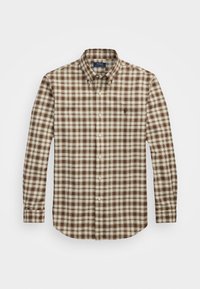 CUSTOM FIT PLAID OXFORD SHIRT - Chemise - brown/cream