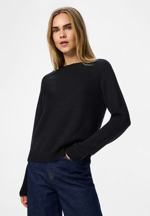 Pieces PCJULIANA O-NECK NOOS - Strickpullover - black