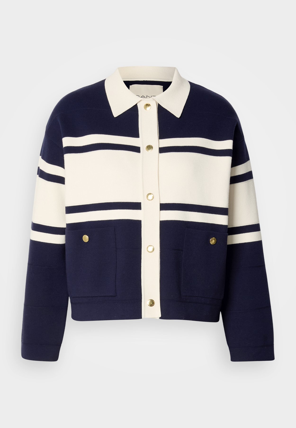 COLOR BLOCKED CARDIGAN