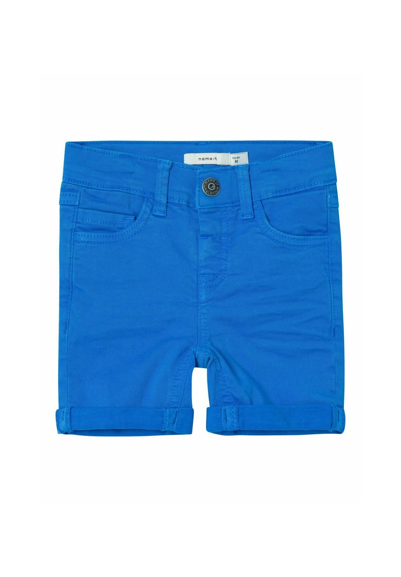 Name it SLIM FIT - Shorts - electric blue lemonade