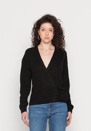 VMLEA WRAP CARDIGAN - Gilet - black