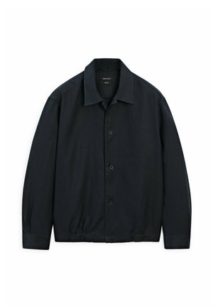 Massimo Dutti Shirt - mottled dark blue