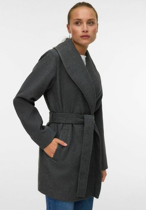 Trenchcoat - dark grey melange