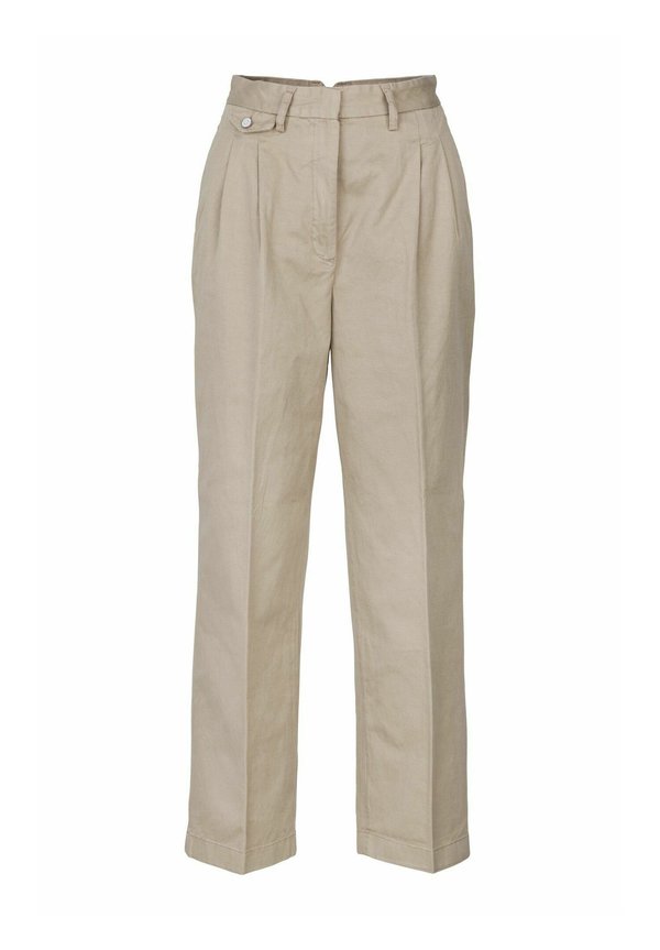 GERADE GESCHNITTENE - Stoffhose - sand