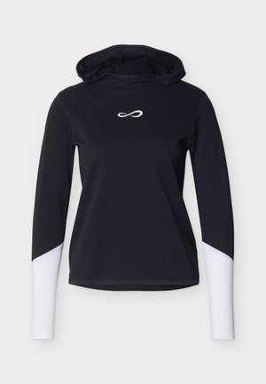 Endless, SUDADERA BREATH LINE - Μπλούζα με μακριά μανίκια - black/white