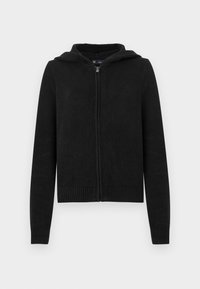 CASHSOFT ZIPPER HOODIE - Ζακέτα - black