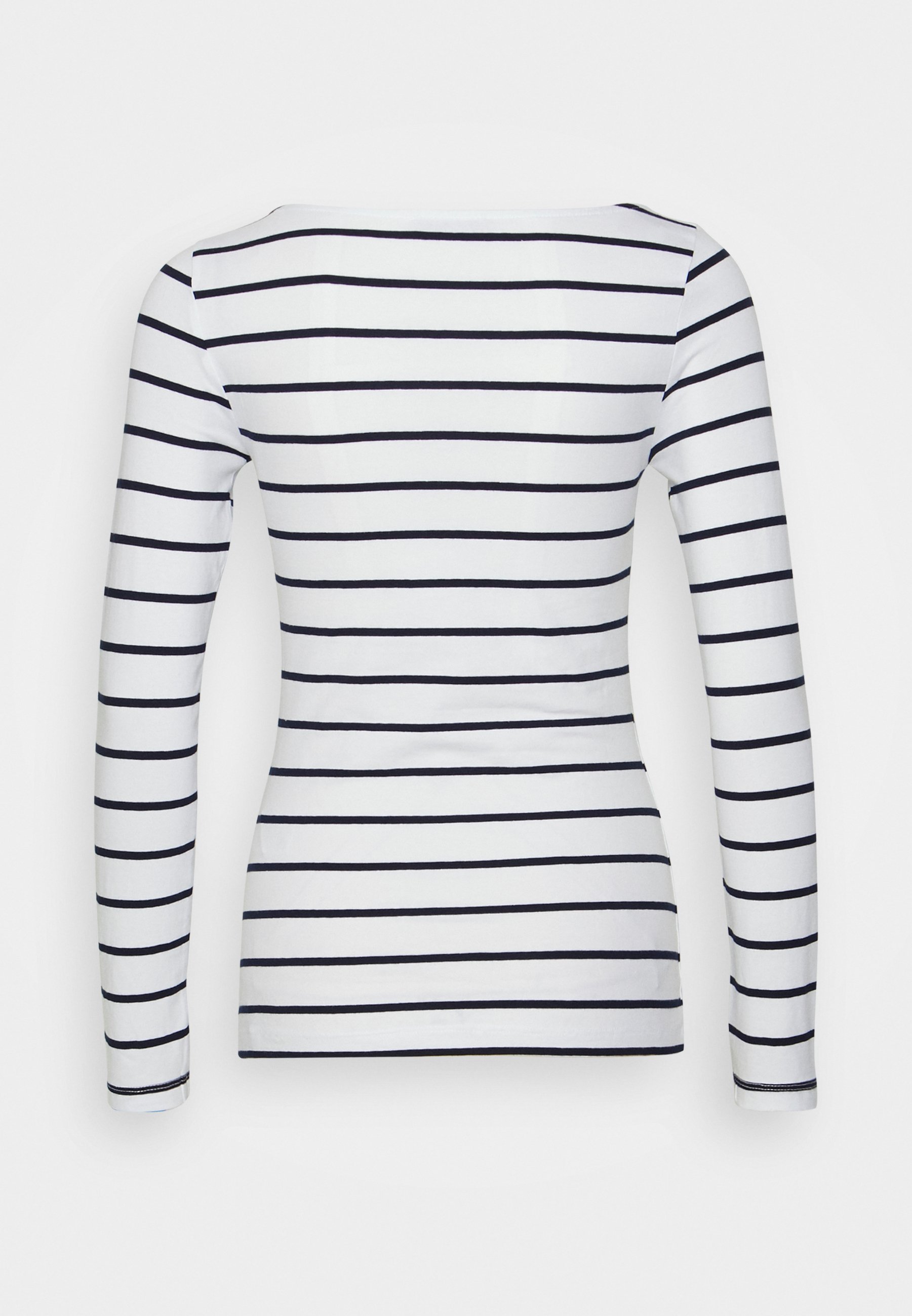 2 PACK - Long sleeved top - white/navy 