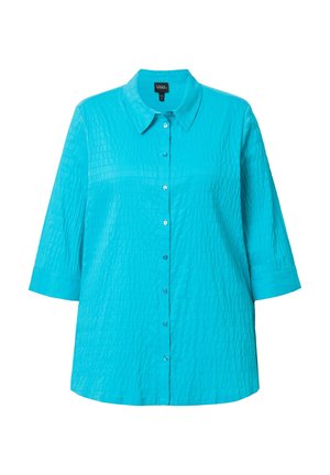 Ulla Popken GROSSE GRÖSSEN BUBBLE - Skjortebluser - deep aqua