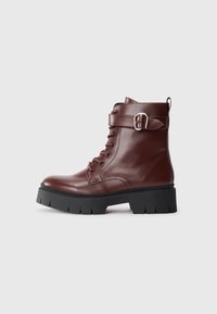 KRIS - Gležnjače s vezicama - dark brown