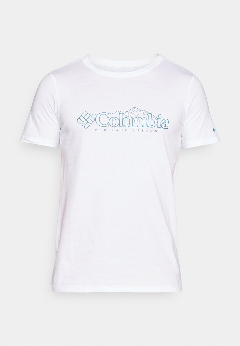 Columbia T-shirt print wit