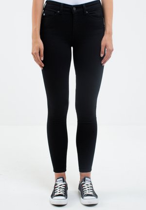 MELINDA HIGH WAIST - Džínsy skinny fit - kohlschwarz