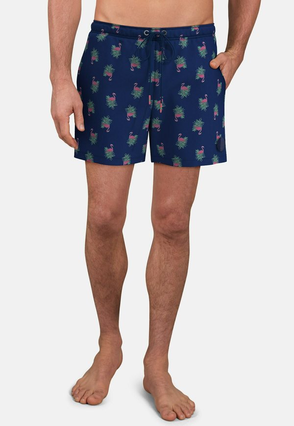 Badeshorts - blau dunkel allover
