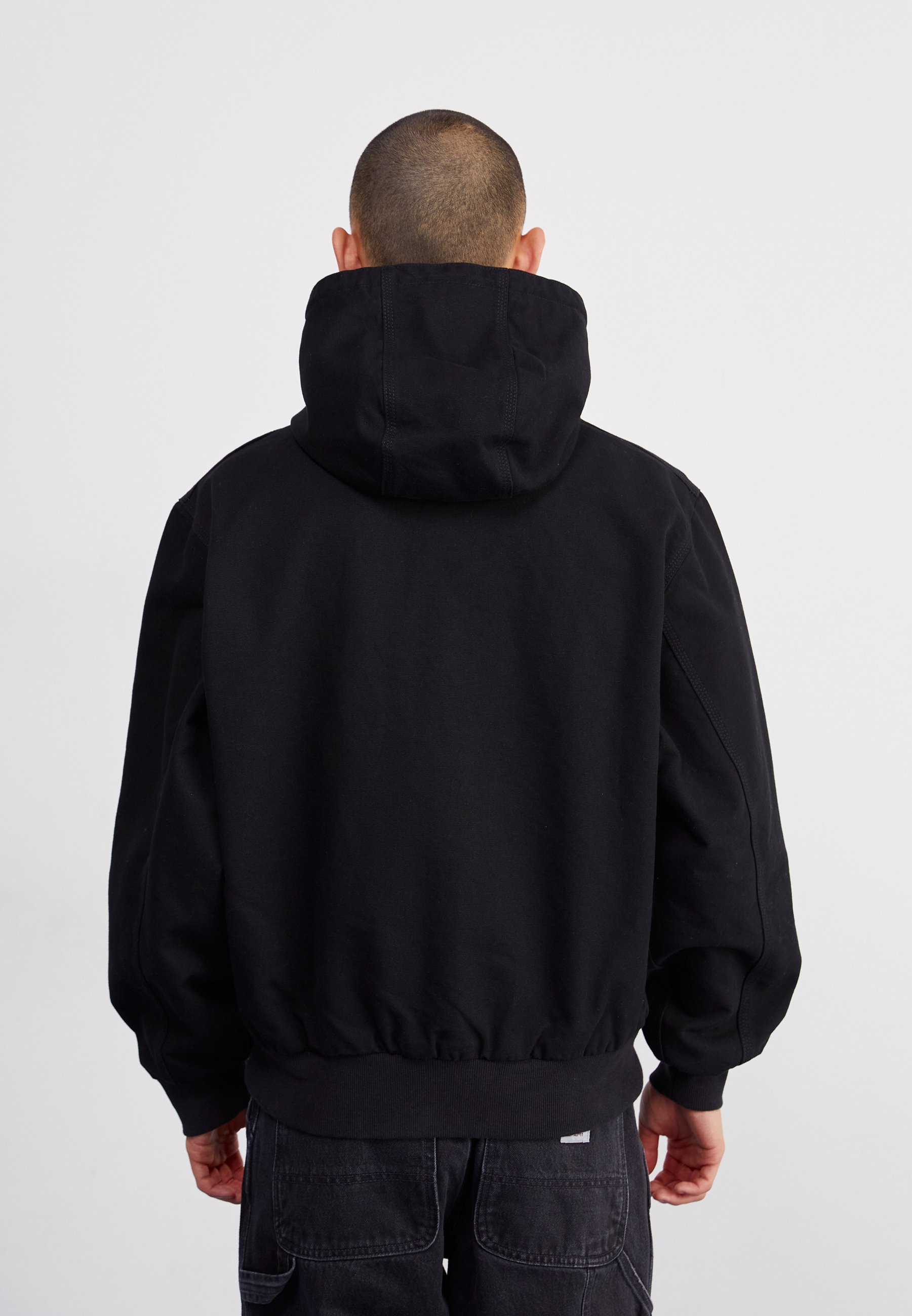 Carhartt WIP ACTIVE JACKET DEARBORN - Summer jacket - black rinsed