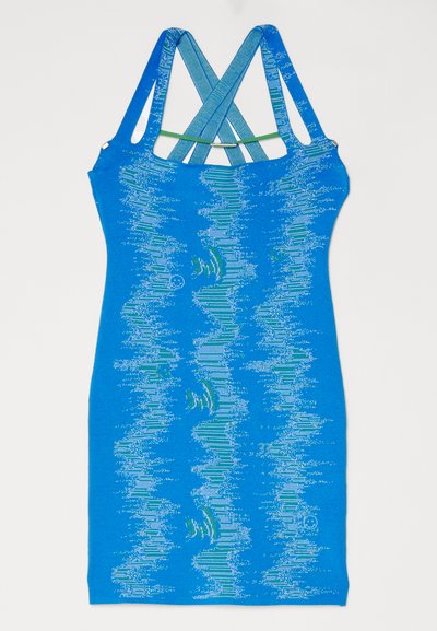Ahluwalia CALYPSO DRESS - Abito in maglia - blue
