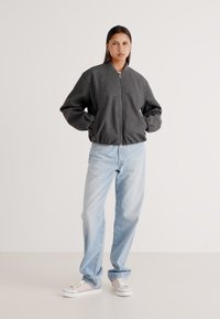 Vero Moda VMPOPBELLA SHORT JACKET - Bombejakke - dark grey