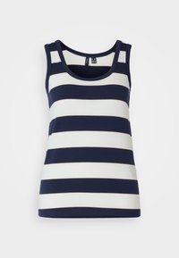 VMKAISA O NECK  - Topp - navy/pristine/gold