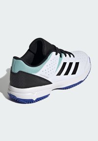 adidas Performance COURT STABIL - Chaussures de volley - cloud white   core black   lucid blue