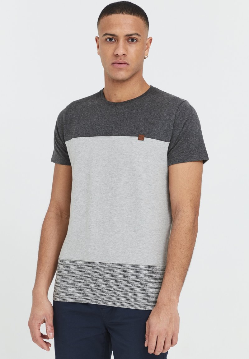 INDICODE JEANS IDREMMOND - T-shirts basic - light grey mix