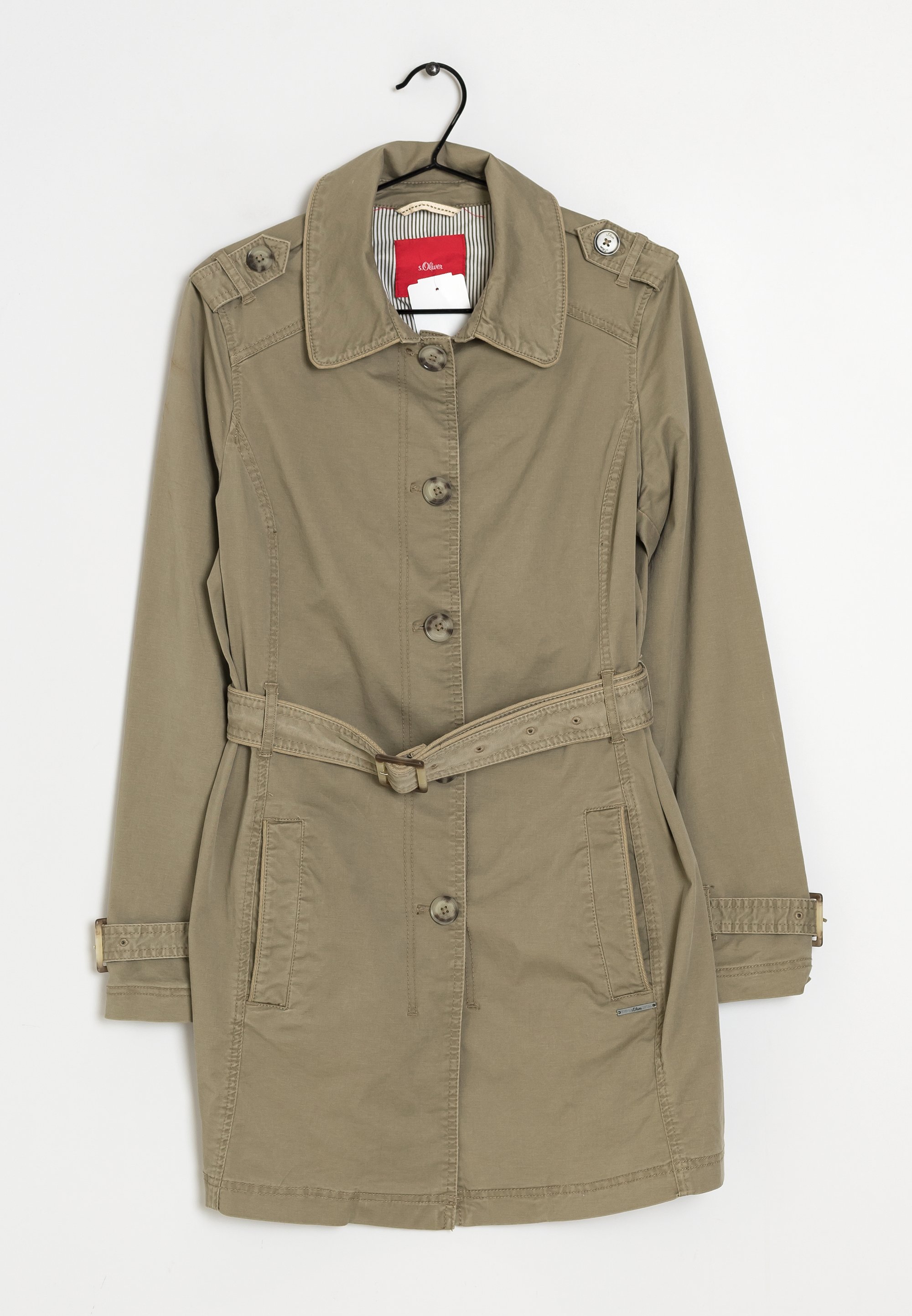 Kurzmantel green/grün (Pre-owned) Zalando