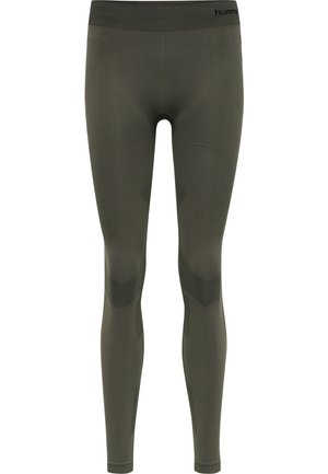 Hummel FIRST SEAMLESS  - Leggings - grape leaf