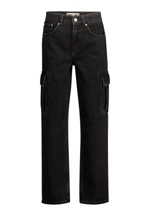 Straight leg -farkut - washed black