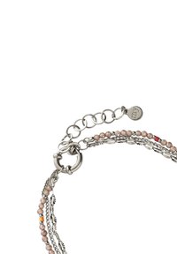 My Jewellery SUNROCKS TRIPLE BRACELET WITH TAUPE BEADS - Bracciale - silver coloured