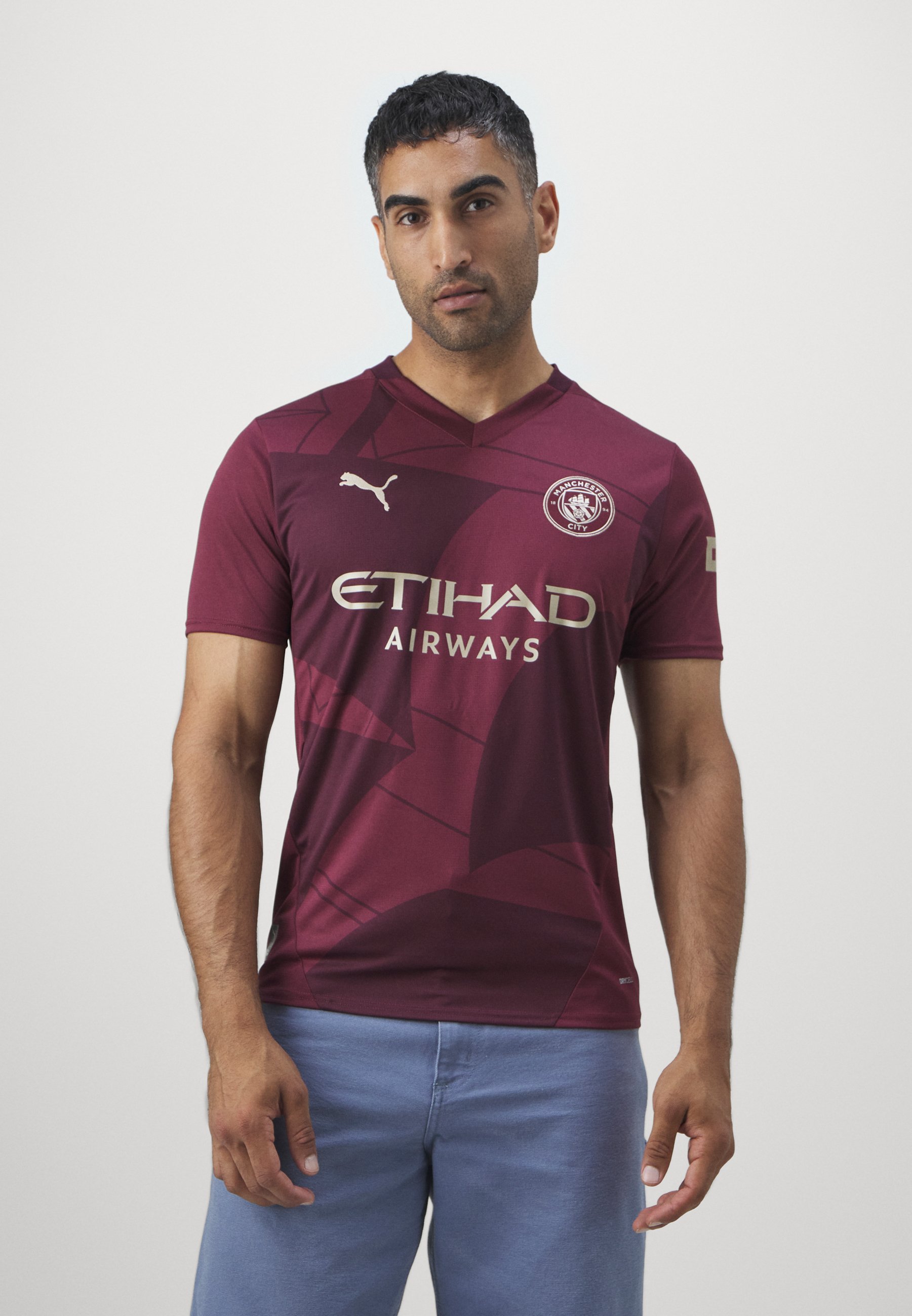 ウェア PUMA MCFC 3rd Jersey Replica LS 3XL Puma MANCHESTER CITY THIRD REPLICA - Club wear - dark jasper