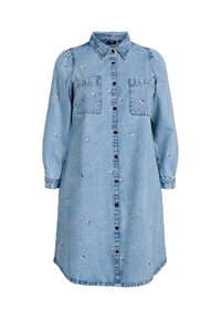 Džinsinė suknelė - light blue cherry