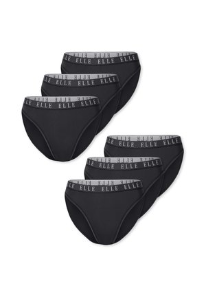 6-PACK HIGH LEG LOGO - Slip - black