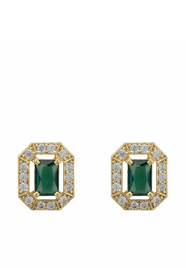 WHISTLEDOWN GEMSTONE STUD EMERALD - Earrings2