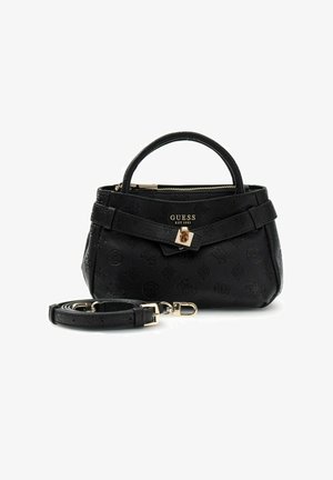 Guess, ELLA LOGO MINI SATCHEL - Sac à main - black logo