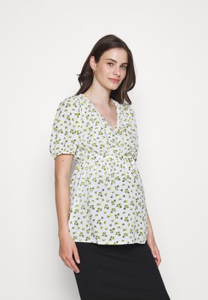 MAMALICIOUS MLLIMONE TESS  - Blouse - snow white